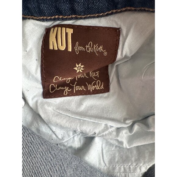 Kut From The Kloth Womens shorts size 22W Denim Jean Medium Wash Cotton stretch - Picture 5 of 6